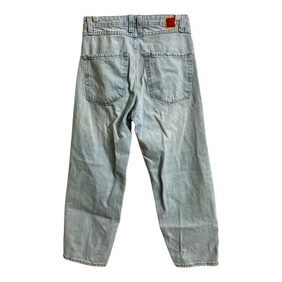 Empyre Relax Fit High Rise Denim Jeans Size 28 Blue Skateboarding Grunge Skate - Picture 2 of 9